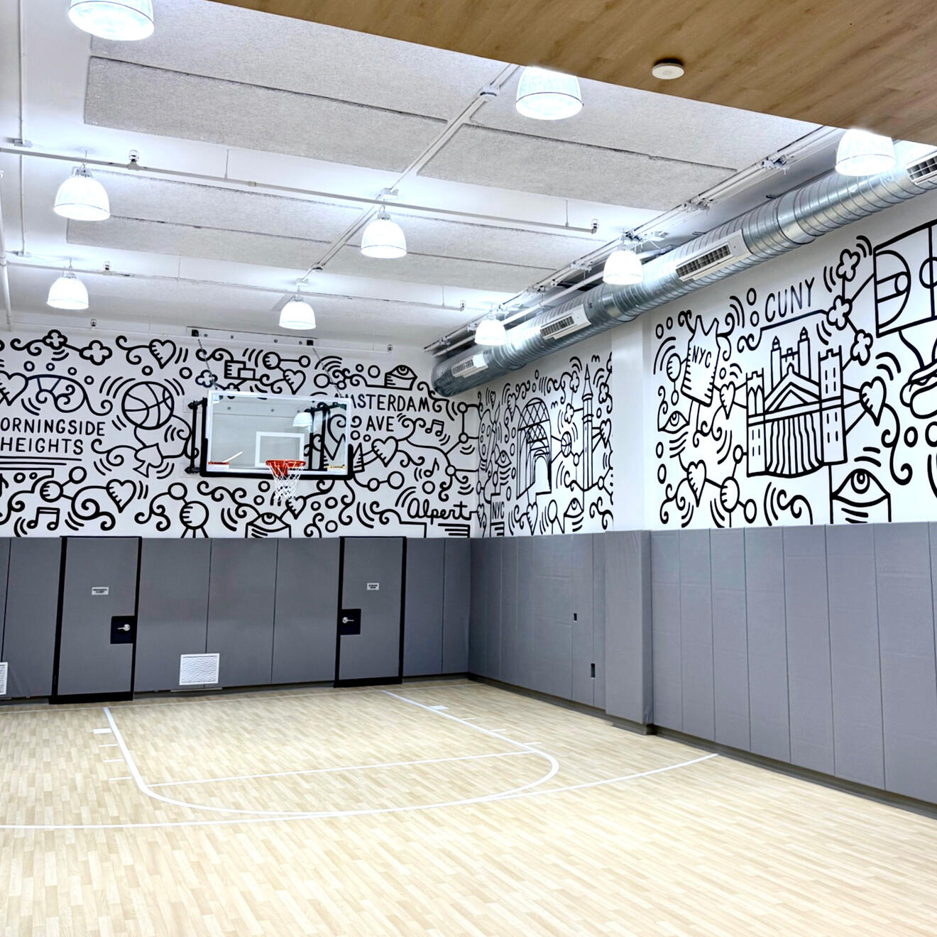 NYC Basketball Mural